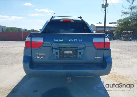 2006 Subaru Baja Sport from USA, damaged, VIN 4S4BT62C566103099